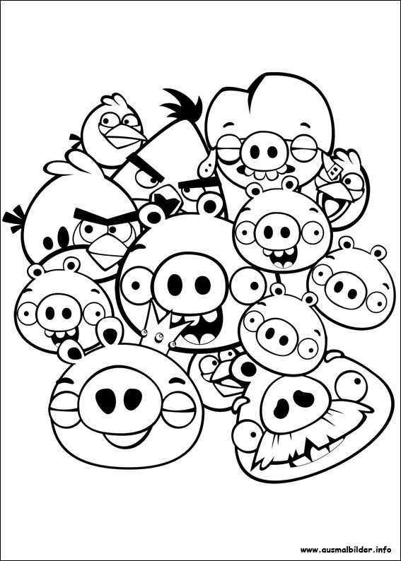 ausmalbilder angry birds ausmalbilder angry birds