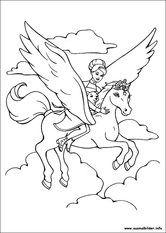 ausmalbilder pegasus