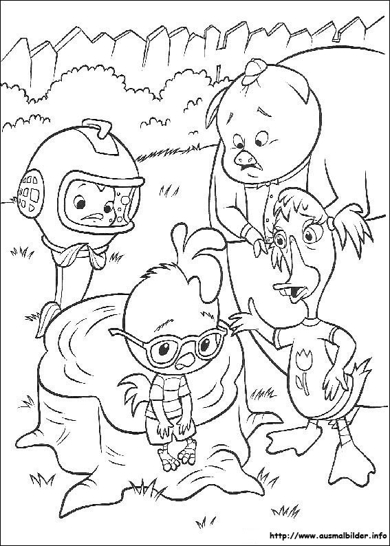 Printable Chicken Little Coloring Pages Printable Chicken Little Coloring Pages