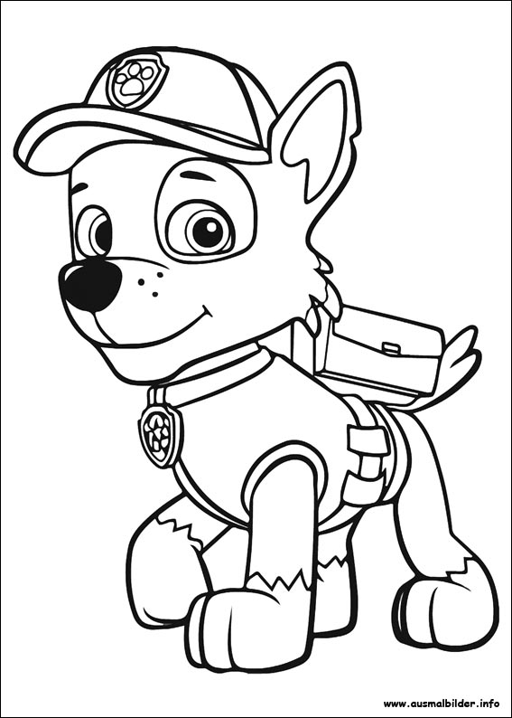 ausmalbilder paw patrol