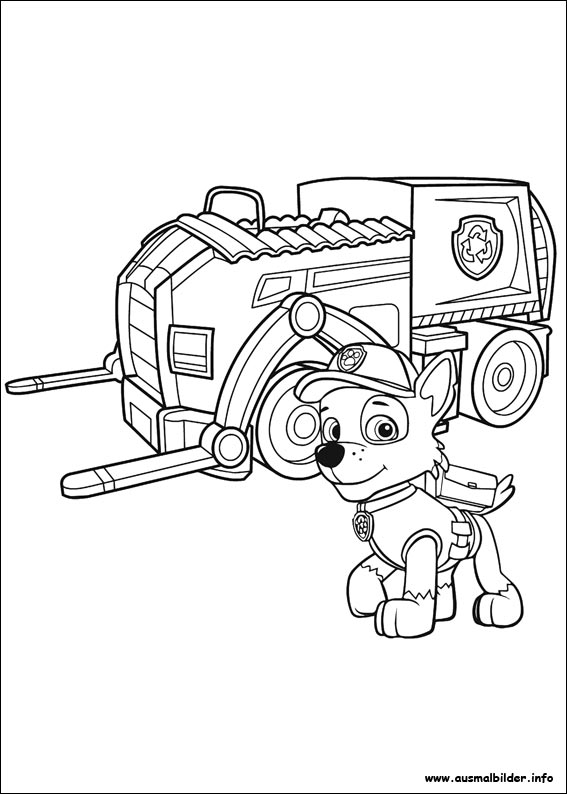 ausmalbilder paw patrol