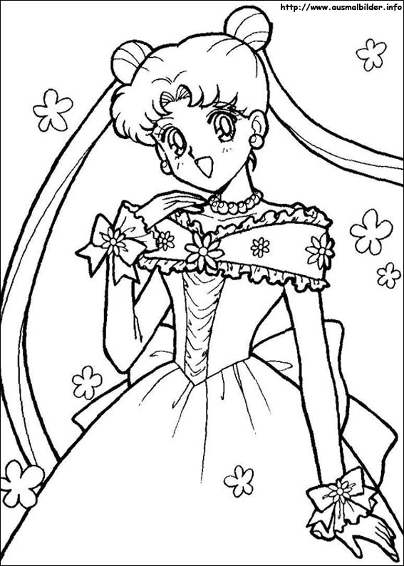 sailor moon serena coloring pages - photo #31