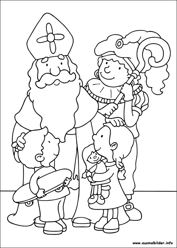 saint nicholas images coloring pages - photo #6