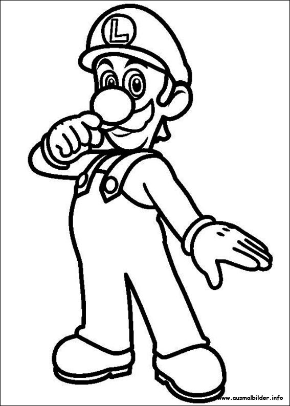 ausmalbilder mario