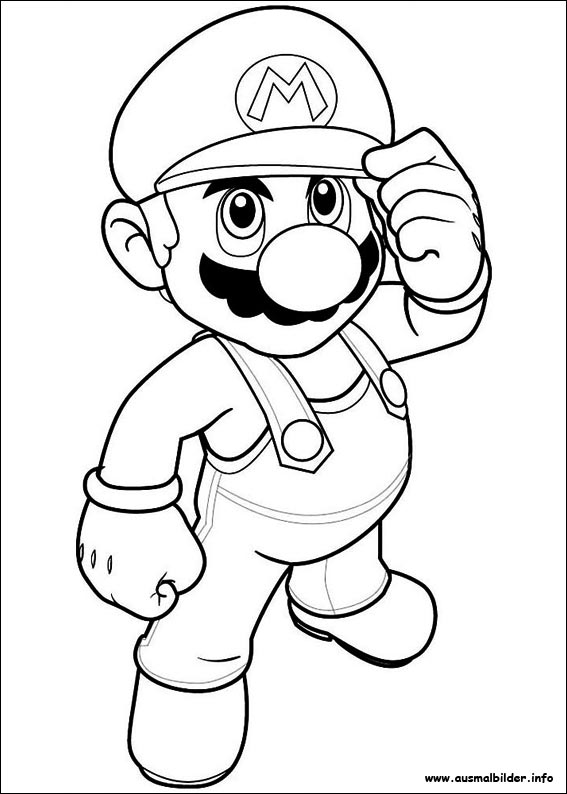 ausmalbilder mario