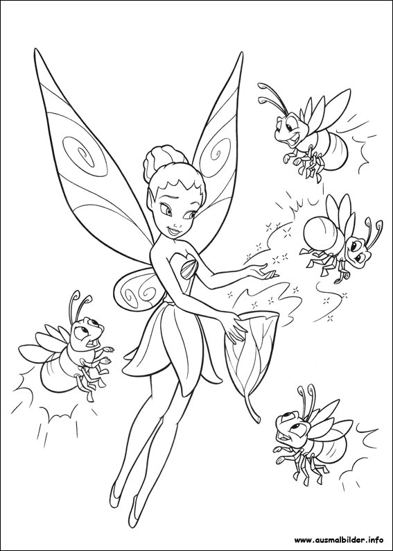 ausmalbilder tinkerbell