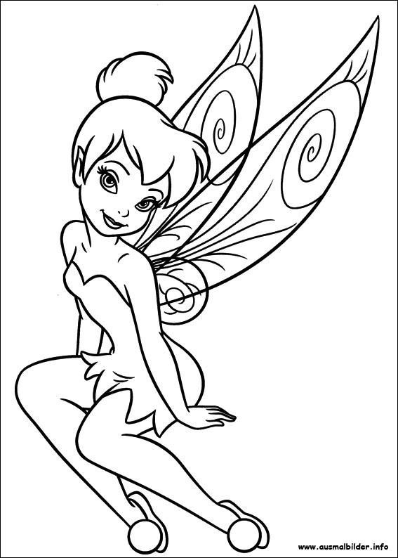 ausmalbilder tinkerbell