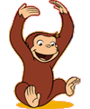Ausmalbilder von Curious George