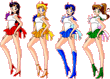 Ausmalbilder von Sailor Moon