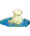 Ausmalbilder von Der kleine Eisbär