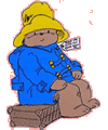 Ausmalbilder von Paddington Bär